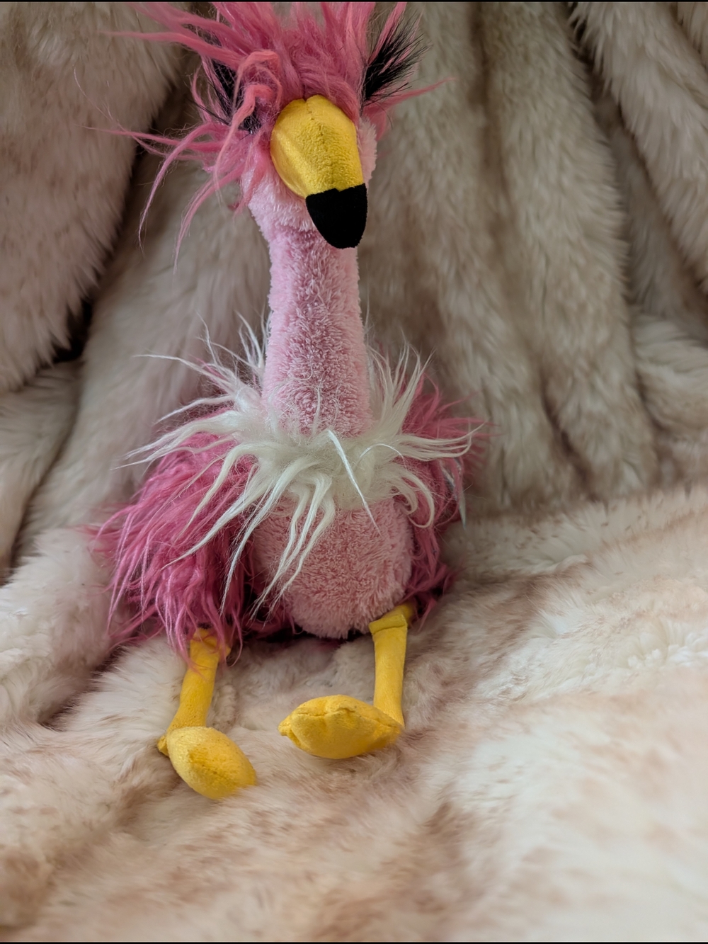 Jellycat Fenella Flamingo Fluffy Plush Toy - Picture 9 of 10